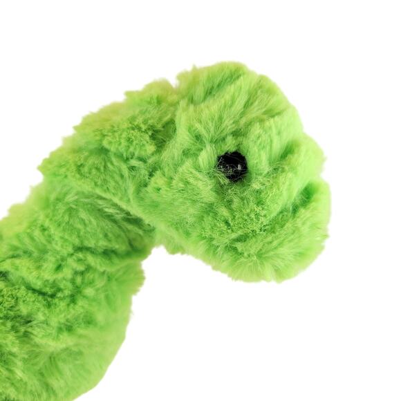 Manhattan Toy Green Brontosaurus Dinosaur Plush Stuffed Animal 10" Soft Toy - Picture 11 of 16